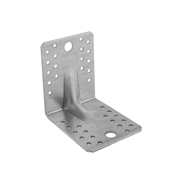 Kątownik z przetłoczeniem DOMAX KP 2 105×105×90 mm srebrny